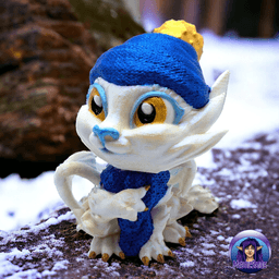 Winged Winter Hatchling 3d model