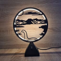 LED Ring Lamp 3d model