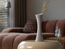 Vase ÉLISE - Elegant Ribbed Design 3d model