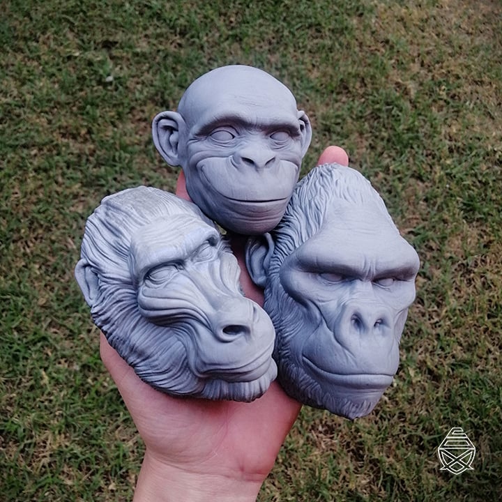 Monkey Set 3d model