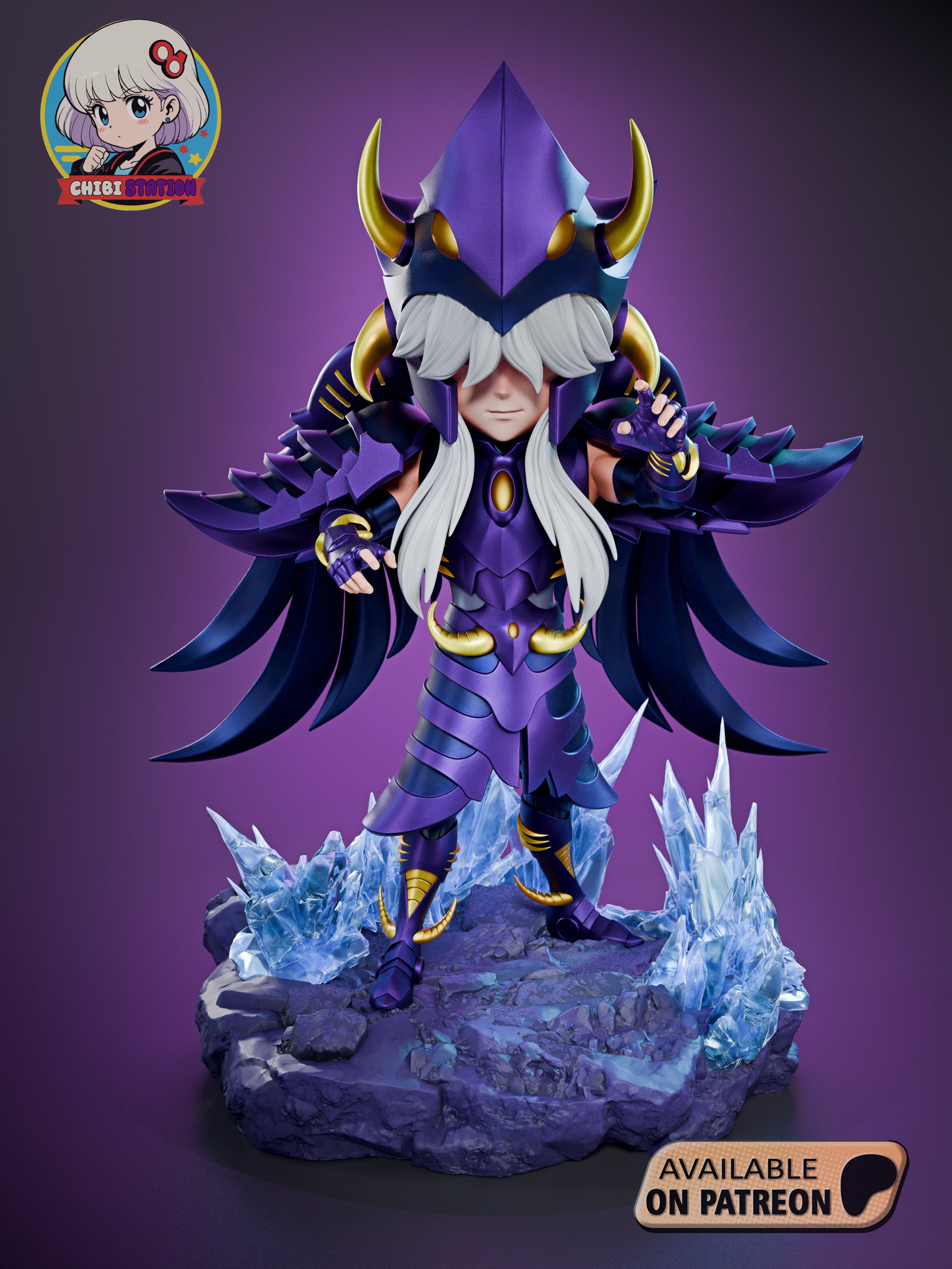 Saint Seiya Minus Chibi - Premium Collectible 3d model