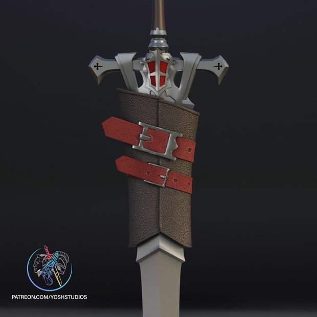 FF16 Invictus Clive Sword 3D Printer STL File 3d model