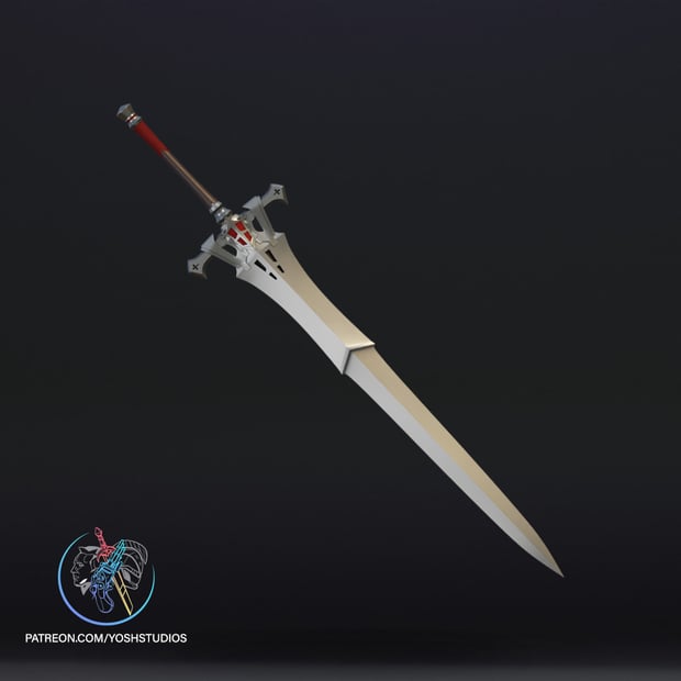FF16 Invictus Clive Sword 3D Printer STL File 3d model