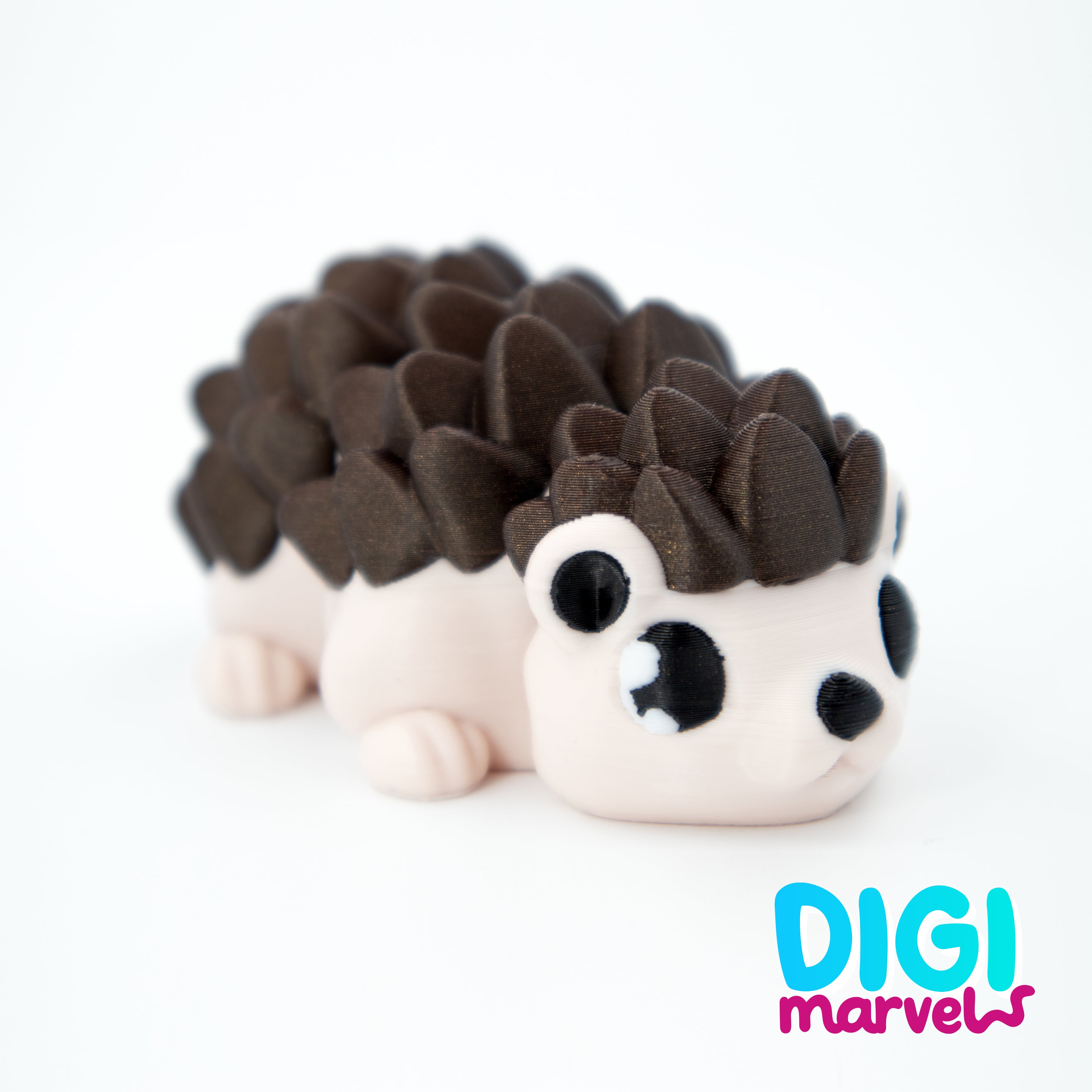 Hedgehog Flexi + Keychain 3d model