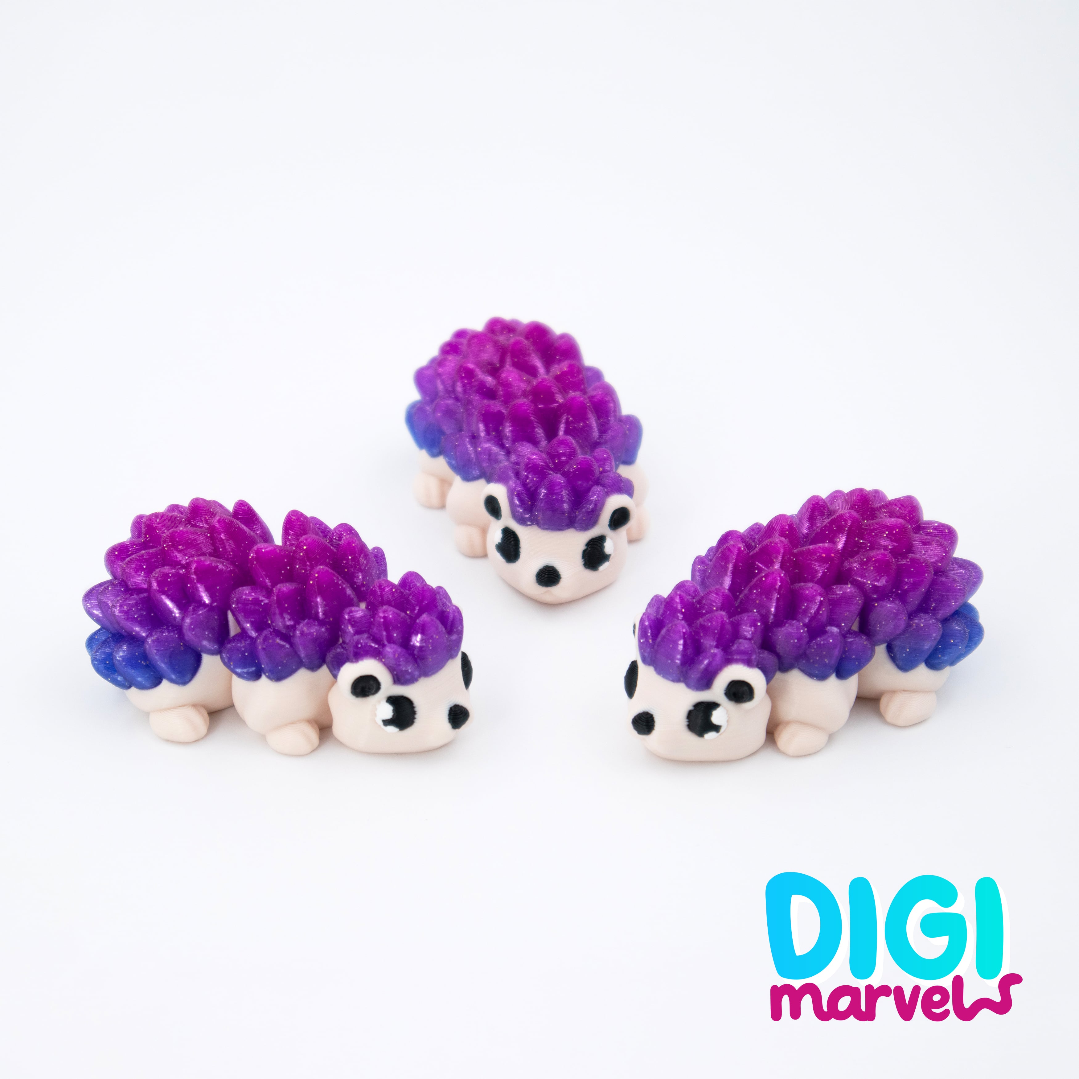 Hedgehog Flexi + Keychain 3d model