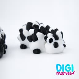 Hedgehog Flexi + Keychain 3d model