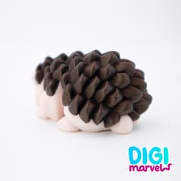 Hedgehog Flexi + Keychain 3d model