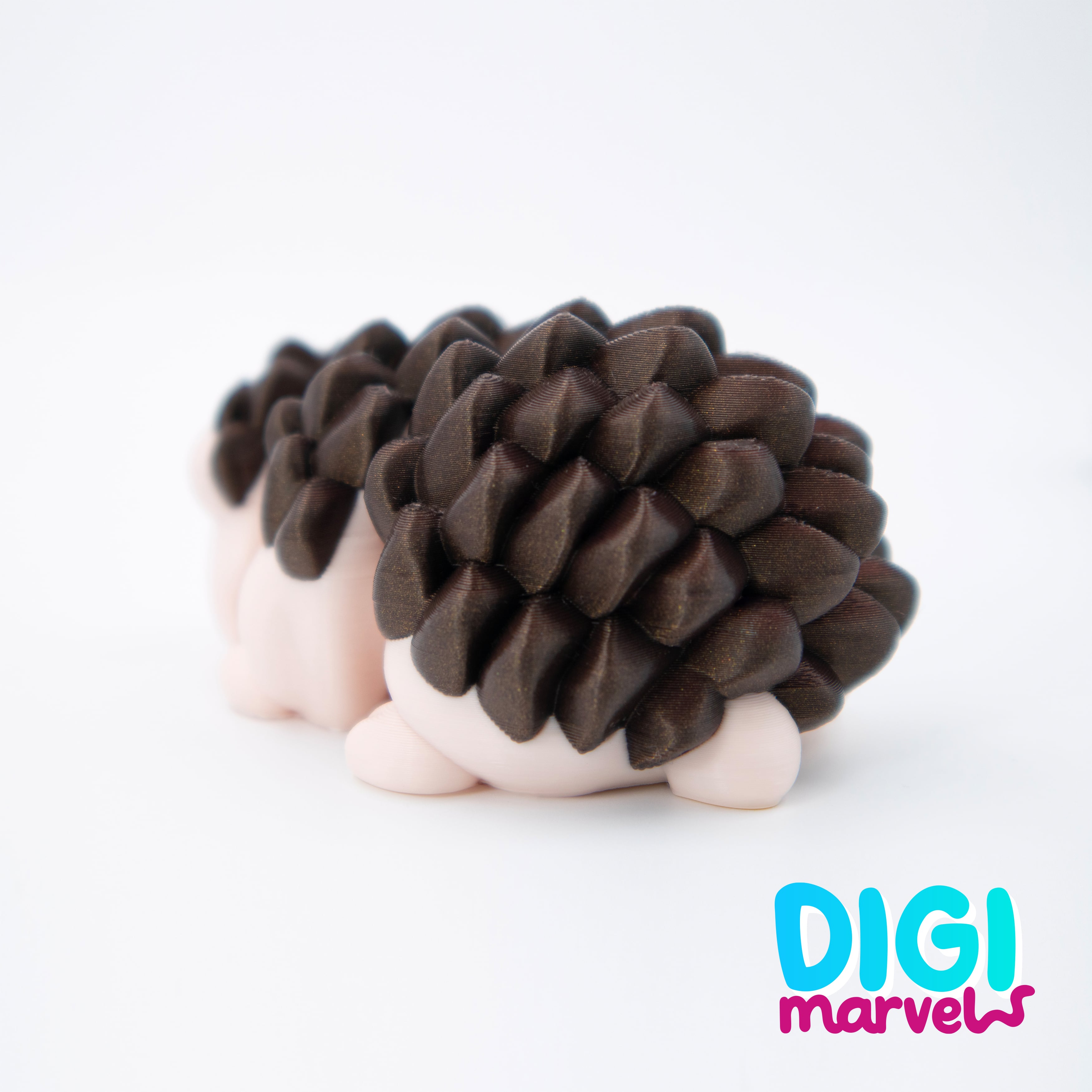Hedgehog Flexi + Keychain 3d model