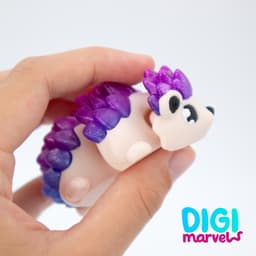 Hedgehog Flexi + Keychain 3d model