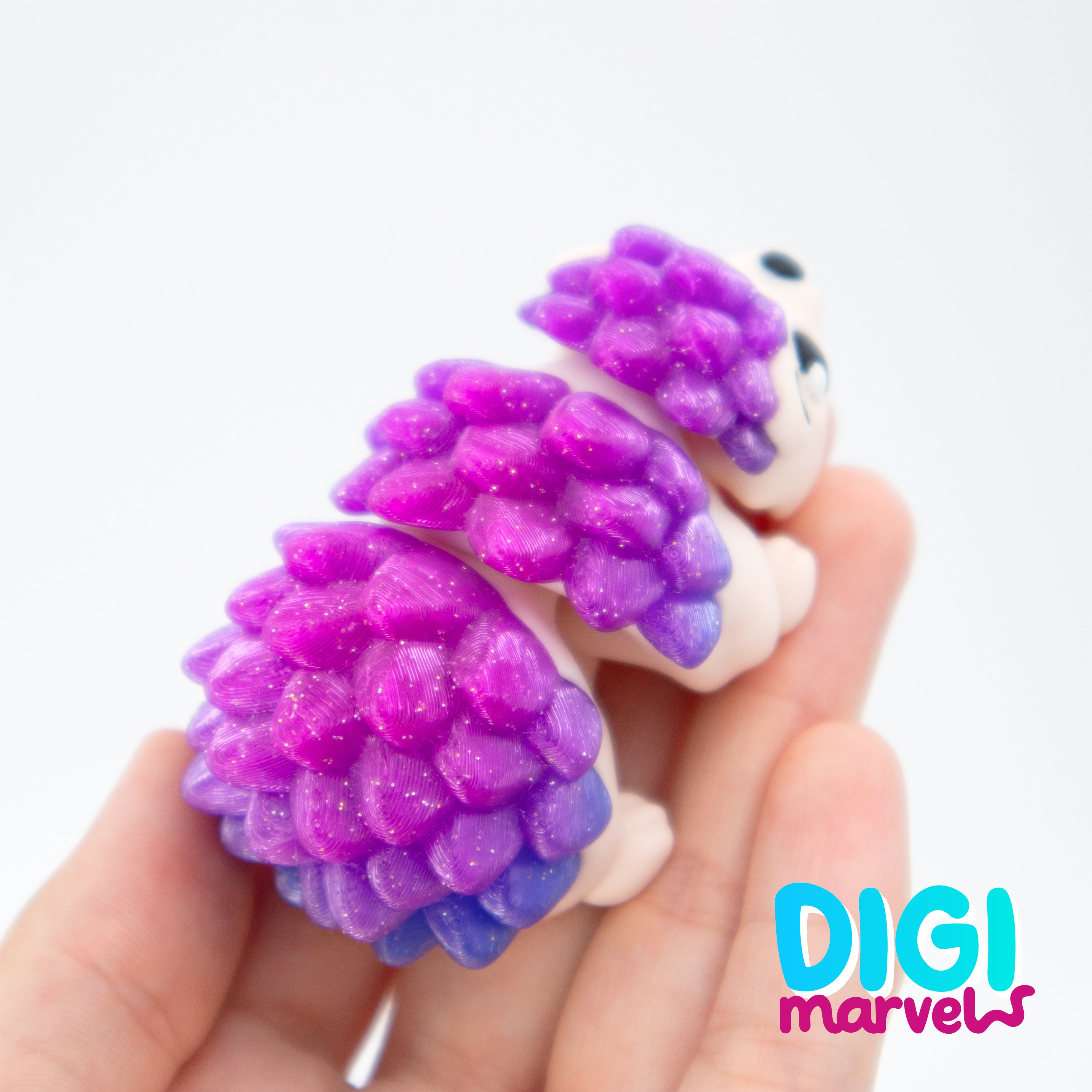 Hedgehog Flexi + Keychain 3d model