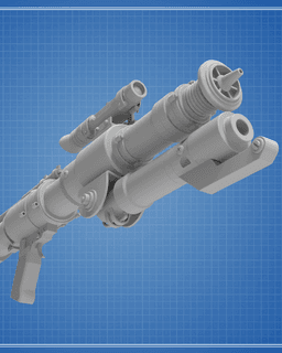 CJ-9 Electrified Bo-Rifle - Star Wars 3d model