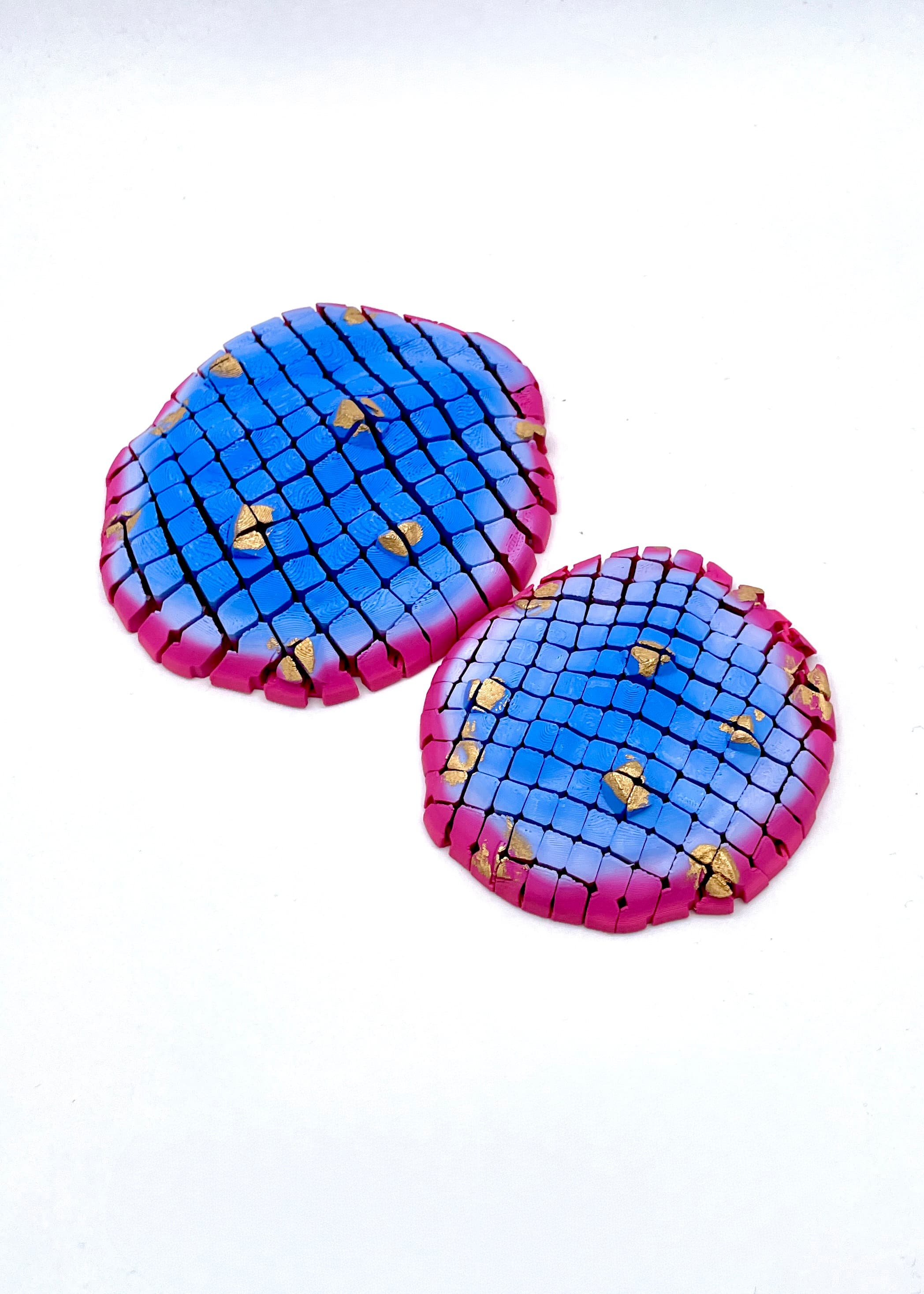 Floppy Chip Cookie - A fun Ziro Gradient and GOLD rub and buff! - 3d model