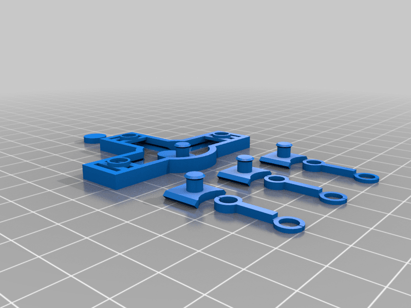 Kinetic Extruder Visualizer Engine 3d model