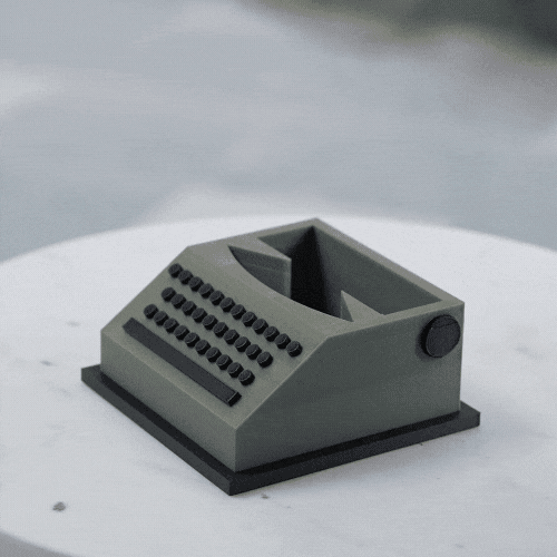 Type, Tear, and Stick - Post-it Holder 3d model