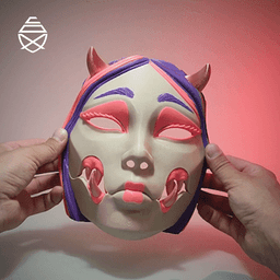 Kuchisake Mask 3d model