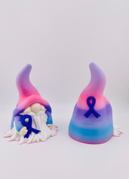 Awareness Ribbon Gnome 3d model