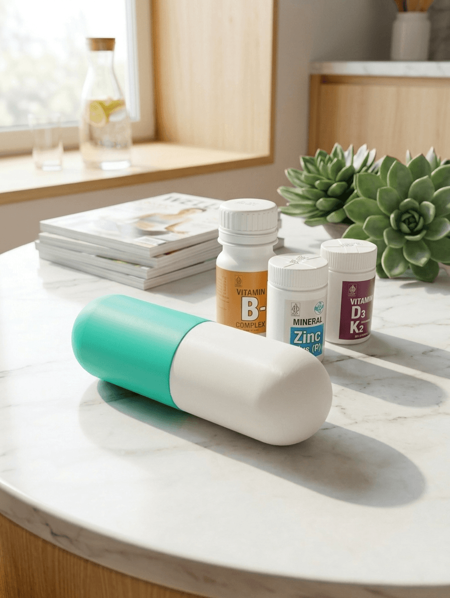 Capsule Shape Organizer 3d model