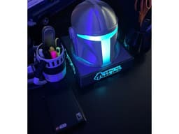 Mandalorian Helmet Display Stand 3d model