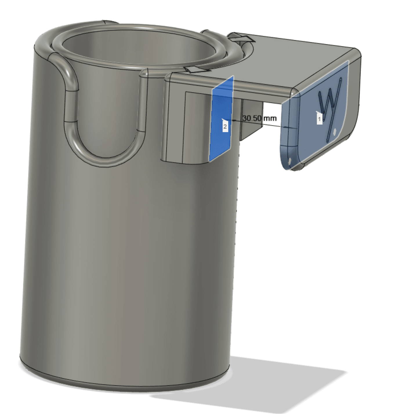 EMOVE cruiser cup holder 3d model