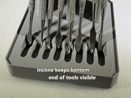 Multibin insert for double-ended tools 3d model