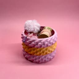 Stackable bowl “cream” 3d model