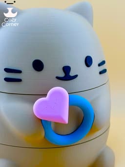 Cat jewelry box 3d model
