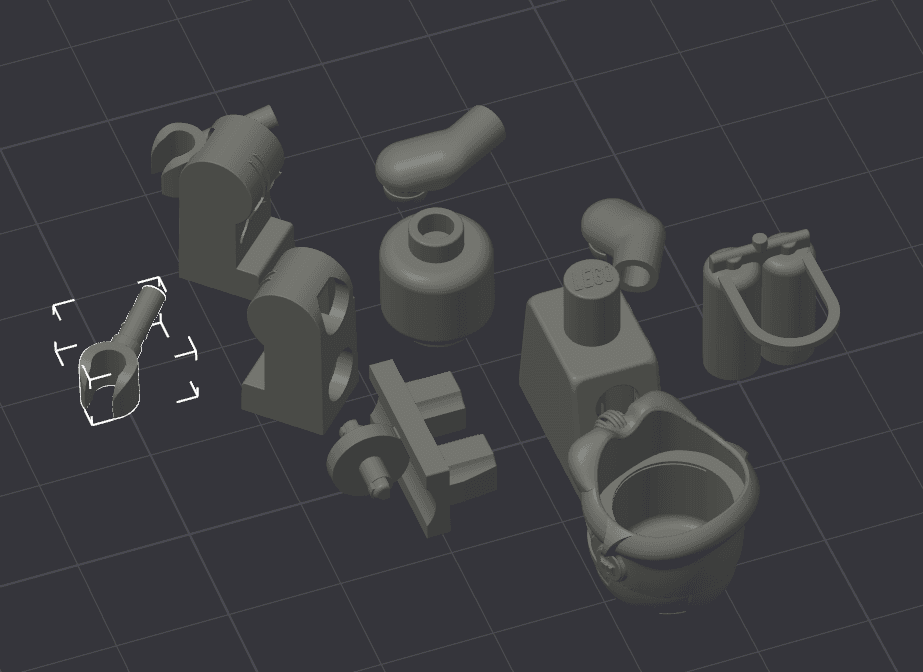 Stromtrooper LEGO Remix.3mf 3d model
