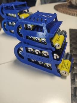 Battery Dispenser rotary stackable 3d model