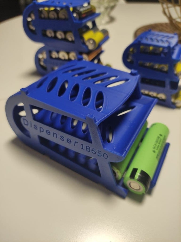 Battery Dispenser rotary stackable 3d model