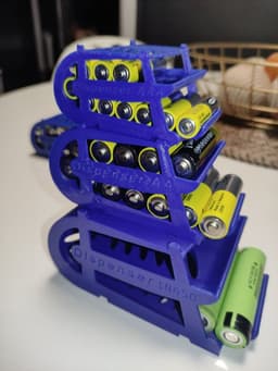 Battery Dispenser rotary stackable 3d model