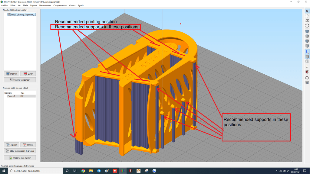 Battery Dispenser rotary stackable 3d model