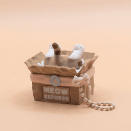 Meow Express Kitty Clicker - Fidget Clicker Toy 3d model