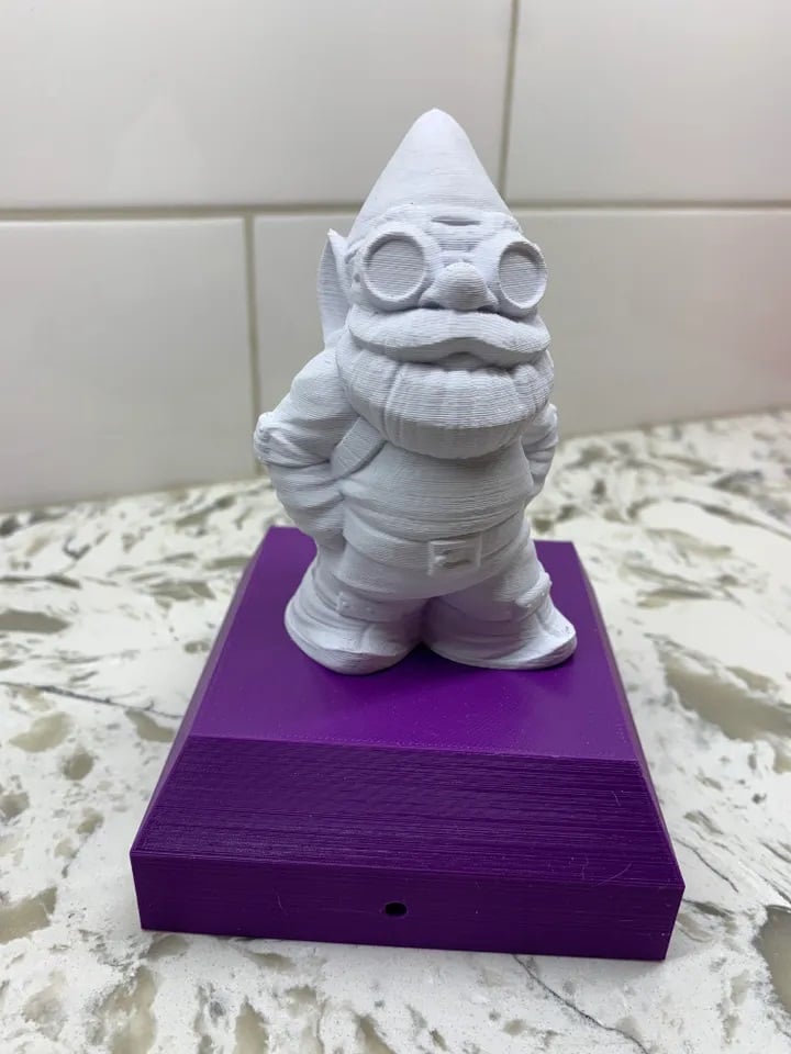 DECORATIVE FENCE POST CAP GNOME.stl 3d model