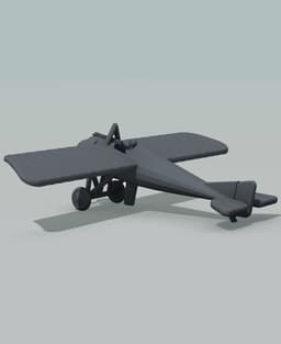 1:144 Morane-Saulnier Type V 3d model