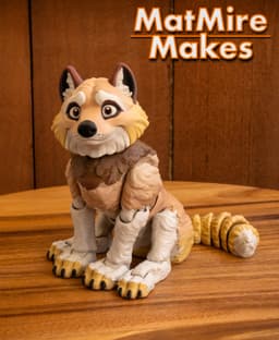 Wolf - Articulated Figure 3d model