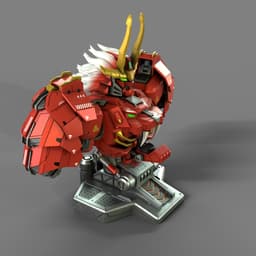Shingen Takeda Bust 3d model