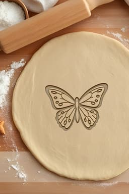 Butterfly Cookie Cutter, Biscuit Cutter 3d model
