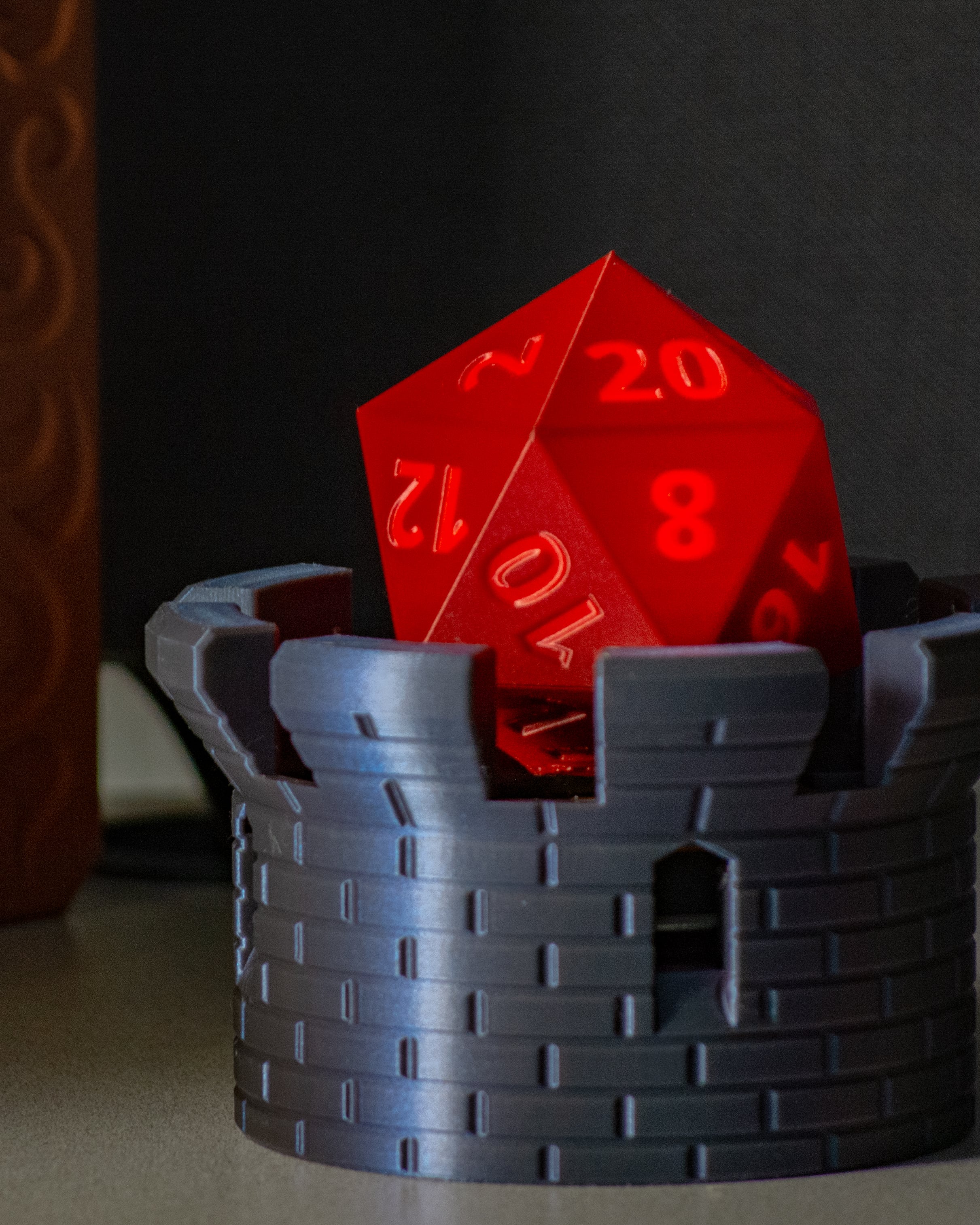 Floating D20 3d model
