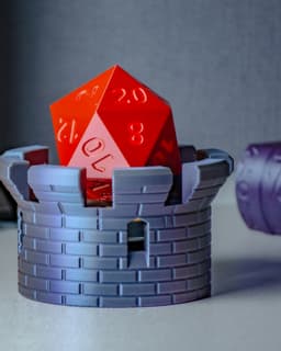 Floating D20 3d model
