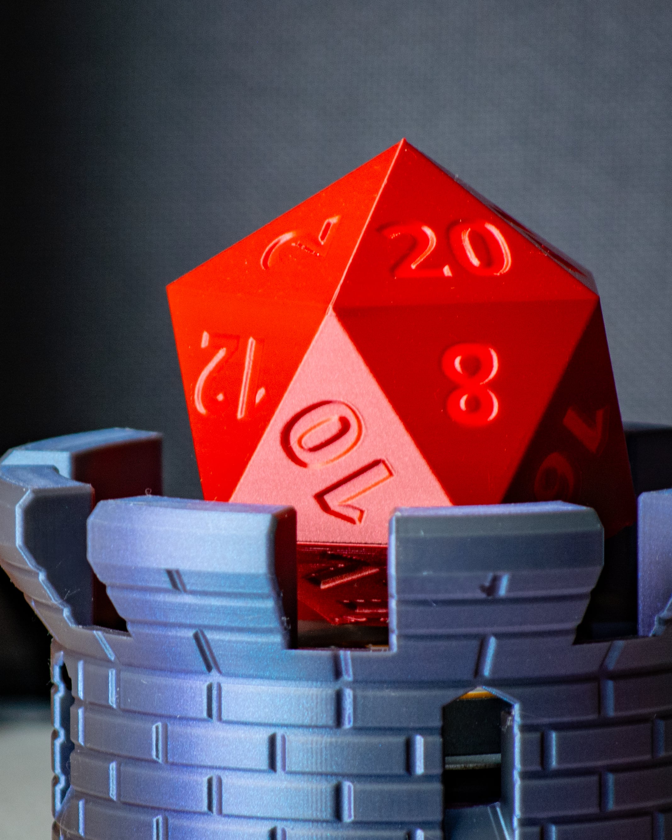 Floating D20 3d model
