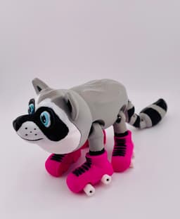 Raccoon Roller Skate Flexi 3d model