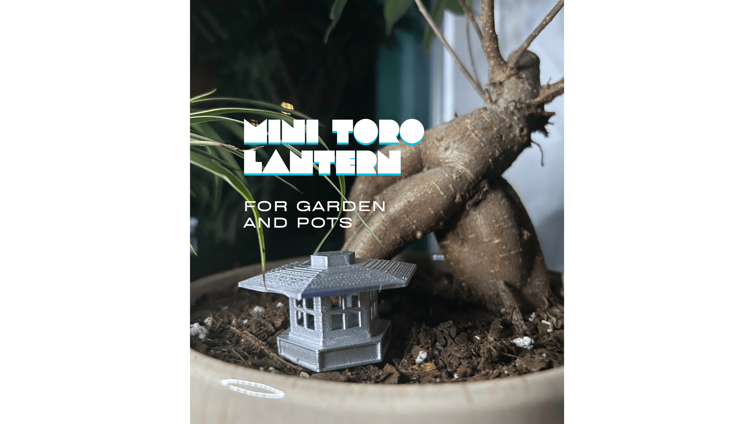 Mini Toro Lantern for Plants or Garden 3d model
