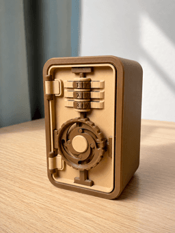 Safe | Money Bank | Lock | Piggy Bank 3d model