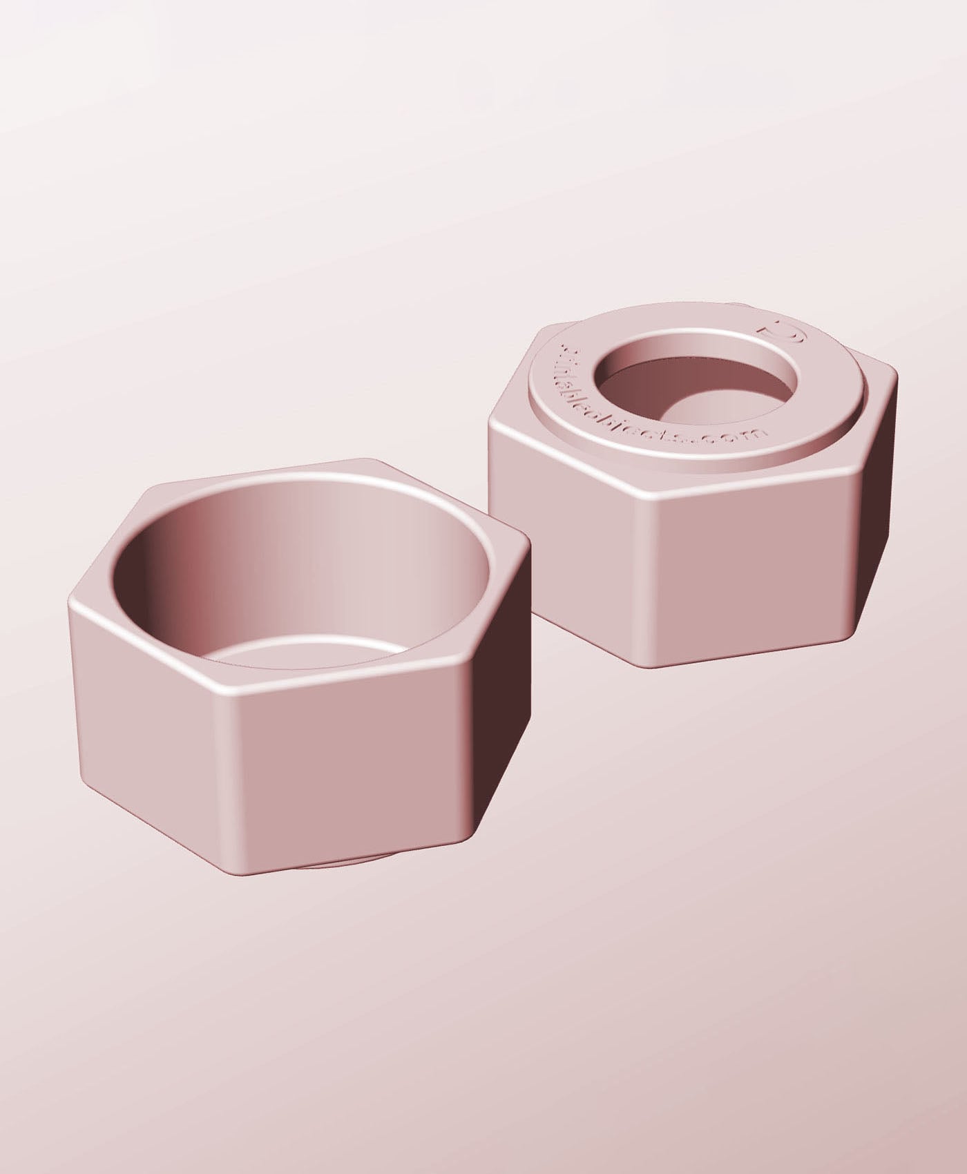 CH68-40-P Stackable pierced component box for creative makers 3d model