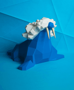 Walrein Low Poly Pokemon 3d model