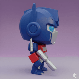 OPTIMUS PRIME KAWAII CHIBI COLLECTIBLE 3D FIGURE 3d model