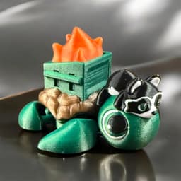 Dumpster Fire Turtle - Community Choice Model 3d model