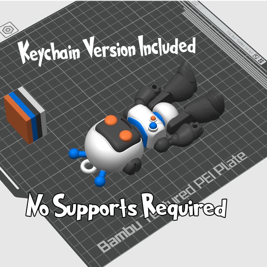 Pixel Mini Bot 3d model