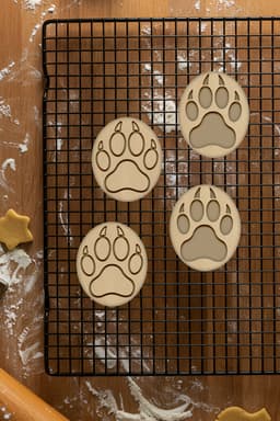 Paw Cookie Cutter, Biscuit Cutter 3d model