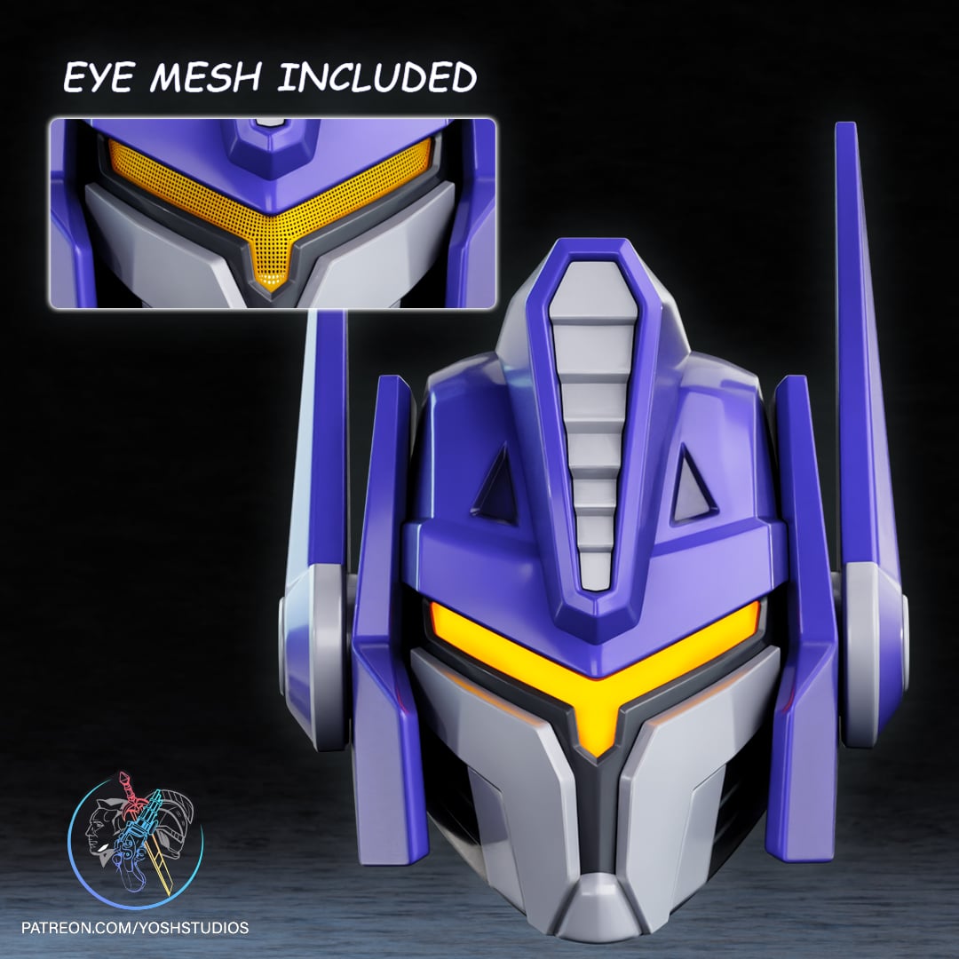 Optimus Reinhardt Helmet 3D Printer STL File 3d model